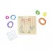Eichhorn: Placă Montessori din lemn pentru geoboard – Dezvoltarea formelor, a imaginației și a motricității fine - Simba Toys