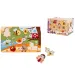 Eichhorn: Puzzle cu mânere din lemn cu animale, diverse variante 1 buc - Simba Toys
