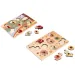 Eichhorn: Puzzle cu mânere din lemn cu animale, diverse variante 1 buc - Simba Toys