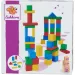 Eichhorn: Set de 50 de cuburi din lemn colorate - Simba Toys imaginea 1