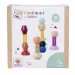 Eichhorn: Turn Montessori din lemn cu forme – Joc creativ de echilibru - Simba Toys