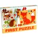 Puzzle pentru bebelusi cu animale de pădure - D - Toys