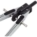 Faber-Castell: Compas cu reglare rapidă GRIP – culoare argintie, cu design ergonomic