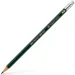 Faber-Castell: Creion grafit Castell 9000 cu radieră, B