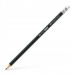 Faber-Castell: Creion grafit HB cu radieră, 1 buc.