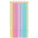 Faber-Castell: Set de 12 creioane colorate pastelate Sparkle, în cutie metalică