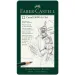 Faber-Castell: Set de 12 creioane grafit Castell 9000 în cutie metalică