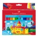 Faber-Castell: Set de 12 markere Jumbo lavabile
