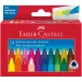 Faber-Castell: Set de 24 creioane cerate triunghiulare Jumbo