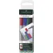 Faber-Castell: Set de 4 markere Multimark pentru folie F