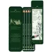 Faber-Castell: Set de 5 creioane grafit Jumbo 9000 în cutie metalică