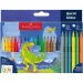 Faber-Castell: Set de carioci cu dinozauri, pachet 18+6 bucăți