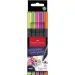 Faber-Castell: Set de carioci cu vârf fin Grip neon 0,4 mm, 5 bucăți