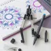 Faber-Castell: Set de compas cu livrare rapidă, cu adaptor universal – culoare argintie