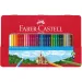 Faber-Castell: Set de creioane colorate în cutie metalică, 36 bucăți