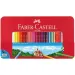 Faber-Castell: Set de creioane colorate în cutie metalică, 60 bucăți