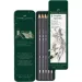 Faber-Castell: Set de creioane grafit acvarel în cutie metalică, 5 bucăți
