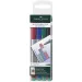 Faber-Castell: Set de markere Multimark pentru folie S – 4 buc