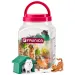Faunica: Set de joacă cu animale domestice în găleată - Woodyland