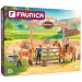 Faunica: Set de joacă cu cai și călăreți, 23 de piese - Woodyland