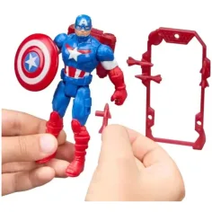 Figurină Marvel Răzbunătorii Action Verse — Captain America – Hasbro imaginea 2
