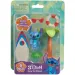 Figurină Stitch cu placă de surf și palmier