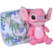 Figurină de pluș Disney Stitch Angel cu pătură, 25 cm - Simba Toys