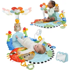 Fisher-Price: Covoraș de joacă interactiv cu ursuleț - Mattel imaginea 2