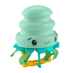 Fisher-Price: Inel de dentiție Prieten marin - Meduză - Mattel imaginea 2