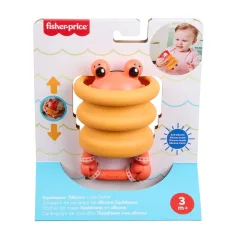 Fisher-Price: Jucărie de dentiție „Prieten de mare” - Rac - Mattel imaginea 1