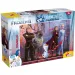 Frozen 2 2-în-1 puzzle de 108 piese și carte de colorat 70x50cm - Lisciani