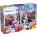 Frozen 2 în 1 maxi puzzle 2x24 piese și carte de colorat 50x35cm - Lisciani