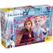 Frozen 2 în 1 maxi puzzle de 60 piese și carte de colorat 70x50cm - Lisciani