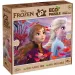 Frozen 2 în 1 puzzle Eco cu 60 de piese și carte de colorat 70x50cm - Lisciani