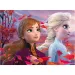 Frozen 2 în 1 puzzle Eco cu 60 de piese și carte de colorat 70x50cm - Lisciani