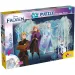 Frozen 2 în 1 puzzle de 24 piese și carte de colorat 35x25cm - Lisciani