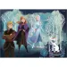 Frozen 2 în 1 puzzle de 24 piese și carte de colorat 35x25cm - Lisciani