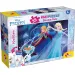 Frozen 2 în 1 puzzle maxi cu 35 piese și carte de colorat 70x50cm - Lisciani