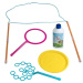 FruBlu: Set Delux pentru făcut bule de săpun, cu 0,4 l de lichid