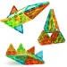 Geomag: Set de construcție magnetică Magnetic Tiles Gems, 16 piese