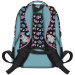 Ghiozdan/rucsac școlar cu imprimeu Disney Stitch, 4 compartimente, cu pompon albastru BPL58 40x29x19 cm
