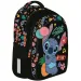 Ghiozdan școlar negru Stitch Aloha, rucsac BPL58 40x29x19cm