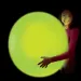 Glowzilla Wubble minge cu bule luminoase de culoare verde neon 75cm