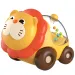 Happy World: Leu cu roată zornăitoare 11cm