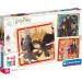 Harry Potter puzzle Supercolor 3x48 piese - Clementoni