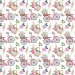 Hârtie de ambalat roz cu model de biciclete 100 x 70 cm