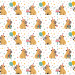Hârtie de împachetat cu imprimeu capybara pentru ziua de naștere 100x70 cm