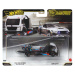 Hot Wheels: Aero Lift transportor auto și 2024 Ford Mustang RTR SPEC 5-FD mașinuță 1/64 - Mattel