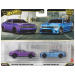 Hot Wheels: Deluxe 2018 Dodge Challenger SRT Demon și 2015 Dodge Charger SRT, set de 2 mașinuțe 1/64 - Mattel