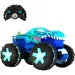 Hot Wheels Monster Trucks: Mașinuță interactivă Mega Wrex cu telecomandă - Mattel